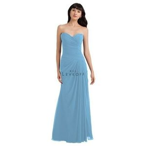 Bill Levkoff 1126 Capri Floor strapless bridesmaid